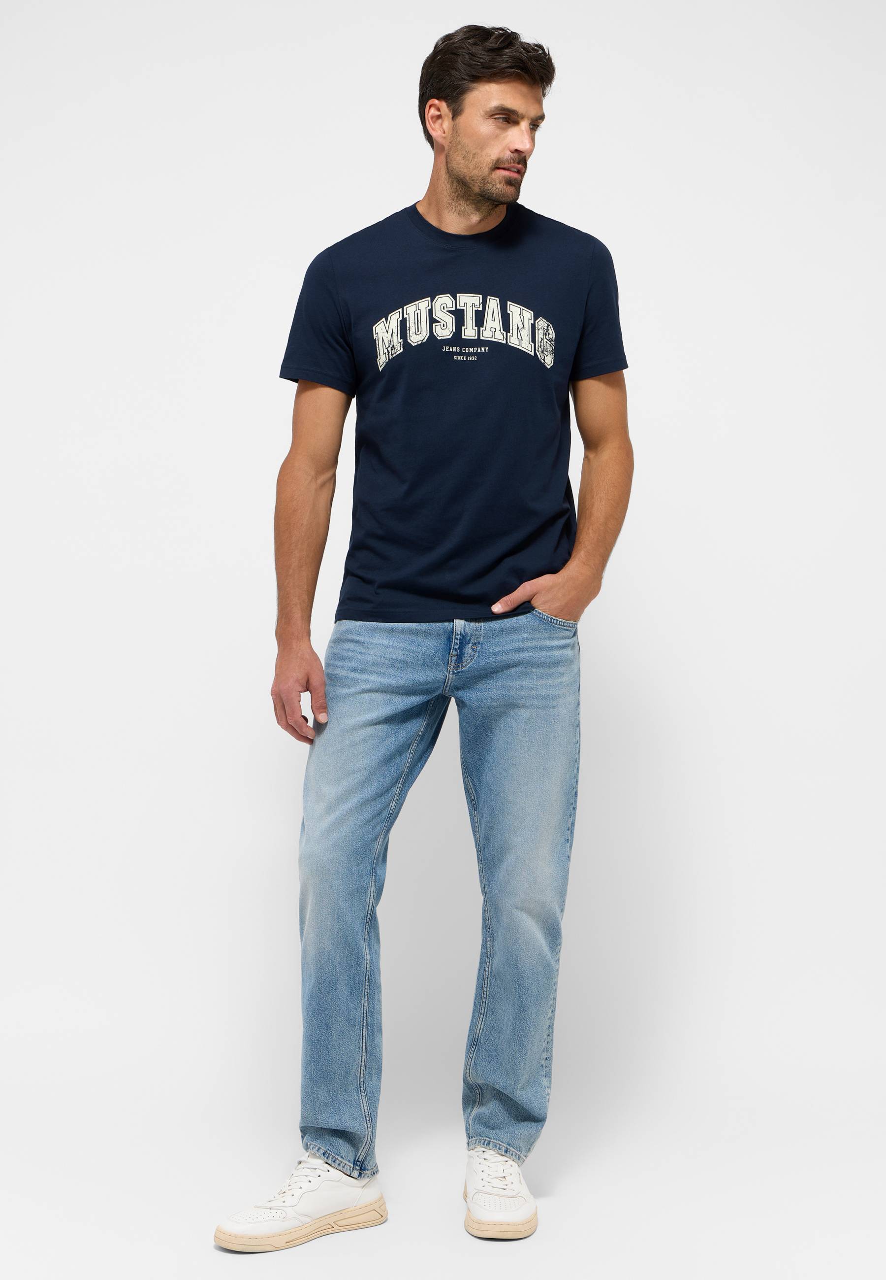 Hosen, T-shirt, Jeanshose, Mann, Person